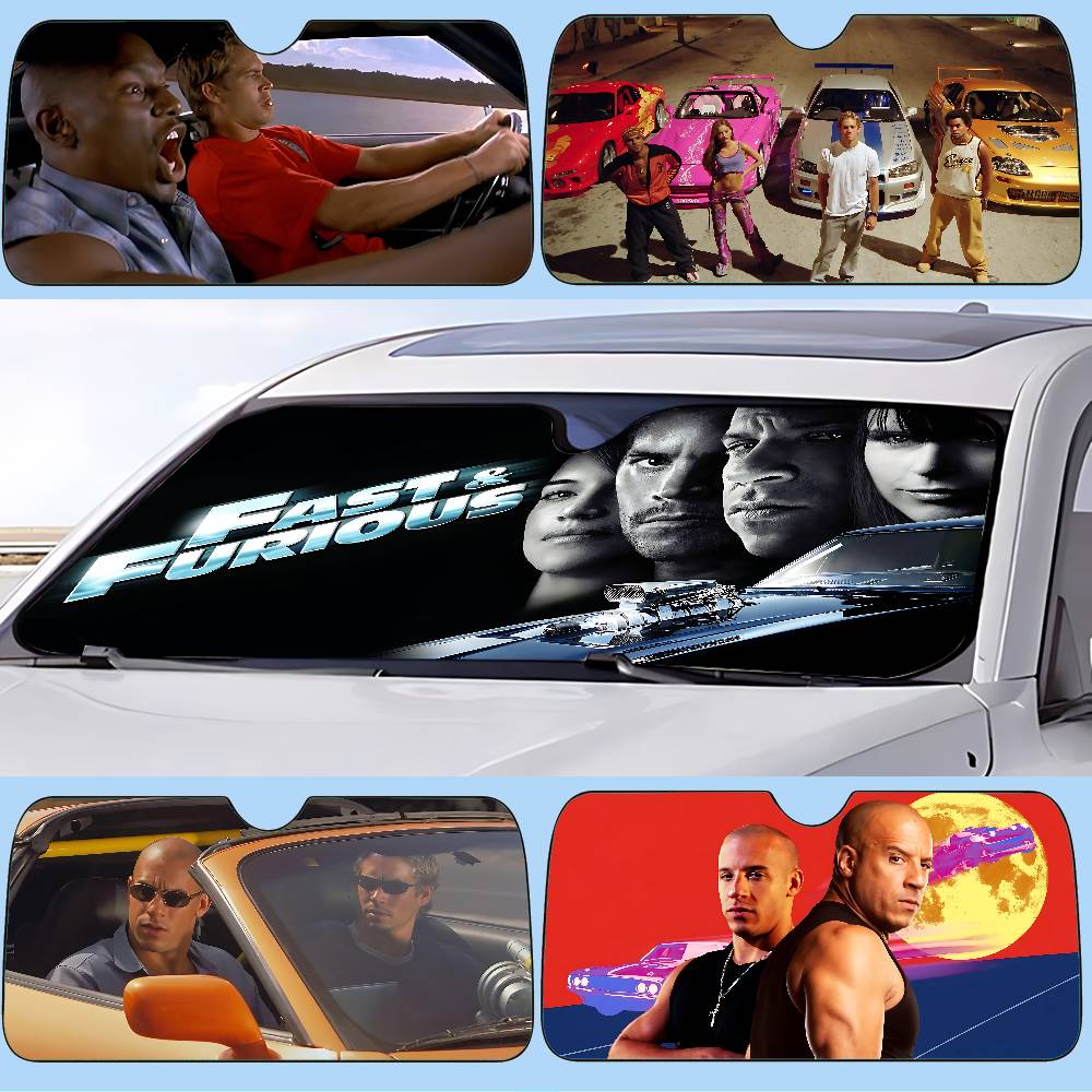 Windshield Sun Shade - Protetor Solar para Carro F-Fast And