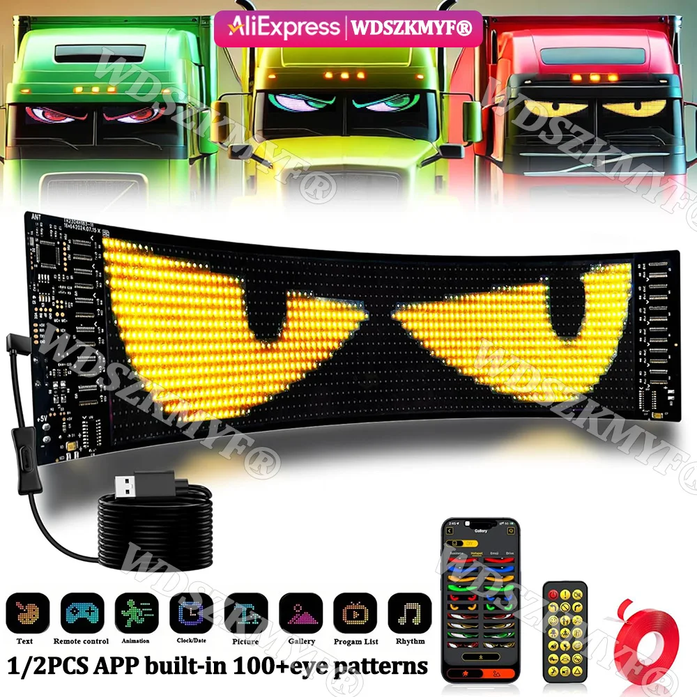 Diabo olhos multifuncional bri - Car Led Light avaliação e preço